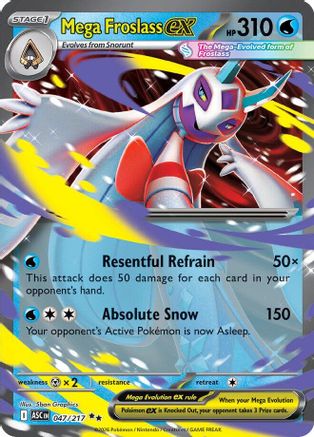 Mega Froslass ex - 047/217 47 - [ME Ascended Heroes] Holofoil