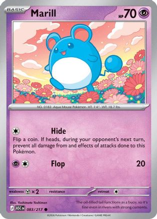 Marill - 083/217 83 - [ME Ascended Heroes] Reverse Holofoil