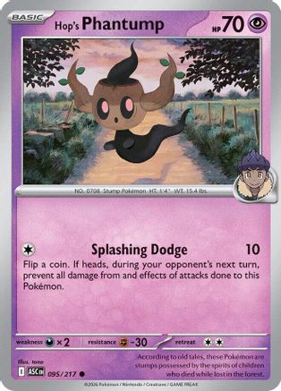 Hop's Phantump 95 - [ME Ascended Heroes] Reverse Holofoil