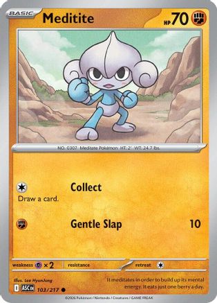 Meditite 103 - [ME Ascended Heroes] Reverse Holofoil