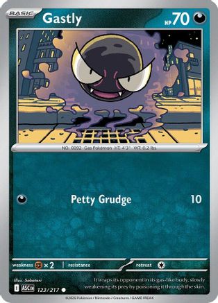 Gastly 123 - [ME Ascended Heroes] Reverse Holofoil