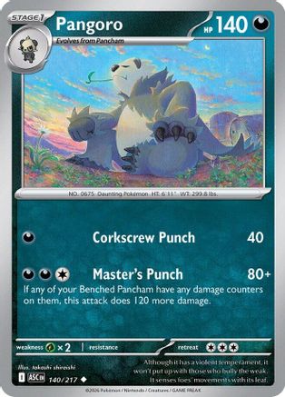 Pangoro 140 - [ME Ascended Heroes] Reverse Holofoil