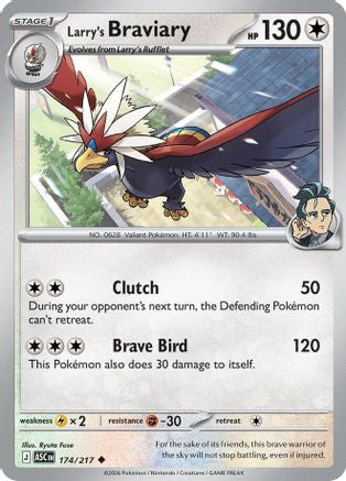 Larry's Braviary 174 - [ME Ascended Heroes] Reverse Holofoil