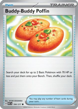 Buddy-Buddy Poffin 184 - [ME Ascended Heroes] Reverse Holofoil