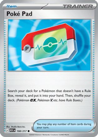 Poke Pad 198 - [ME Ascended Heroes] Reverse Holofoil