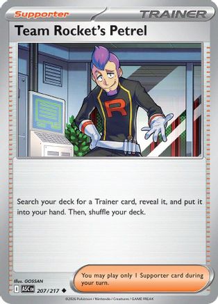 Team Rocket's Petrel 207 - [ME Ascended Heroes]