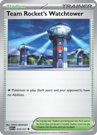 Team Rocket's Watchtower 210 - [ME Ascended Heroes] Reverse Holofoil