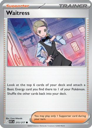 Waitress 215 - [ME Ascended Heroes] Reverse Holofoil