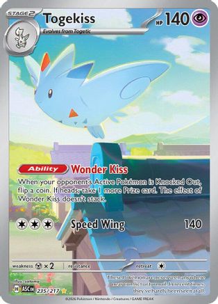 Togekiss - 235/217 235 - [ME Ascended Heroes] Holofoil