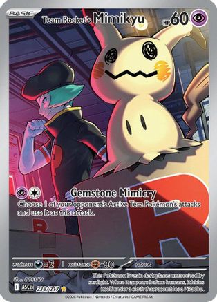 Team Rocket's Mimikyu - 238/217 238 - [ME Ascended Heroes] Holofoil