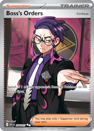 Boss's Orders [Corbeau] - 256/217 256 - [ME Ascended Heroes] Holofoil