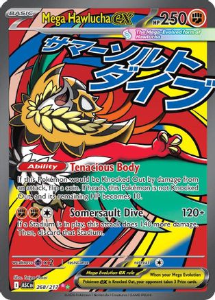 Mega Hawlucha ex - 268/217 268 - [ME Ascended Heroes] Holofoil