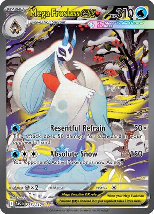 Mega Froslass ex - 275/217 275 - [ME Ascended Heroes] Holofoil
