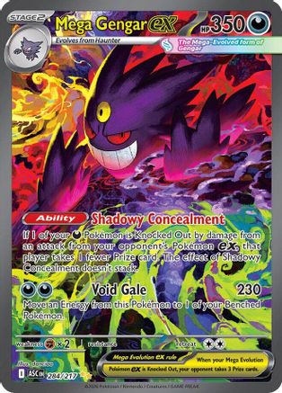 Mega Gengar ex - 284/217 284 - [ME Ascended Heroes] Holofoil