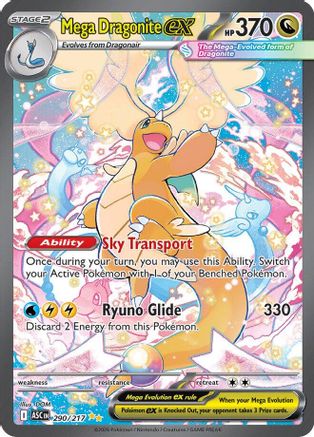 Mega Dragonite ex - 290/217 290 - [ME Ascended Heroes] Holofoil