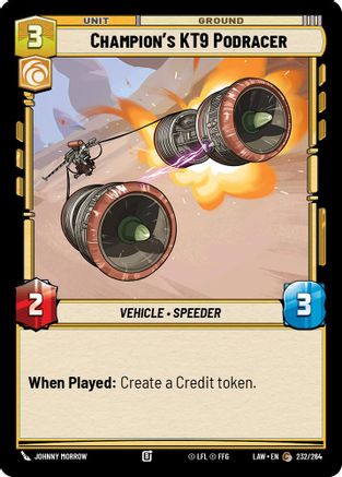 Champion's KT-9 Podracer (232/264) [A Lawless Time]