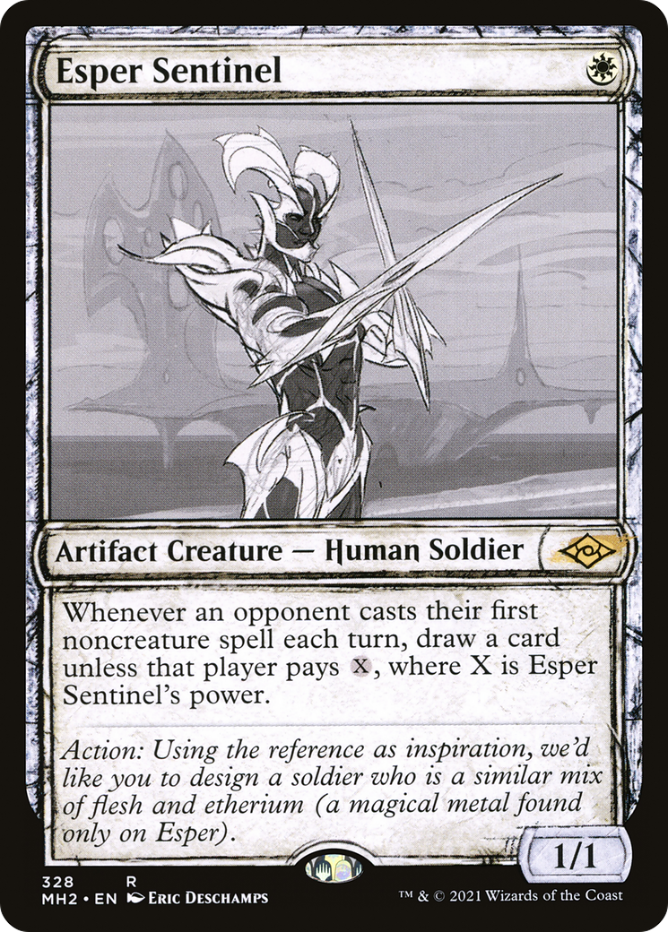 Esper Sentinel (MH2-328) [Modern Horizons 2]: (Showcase) Foil