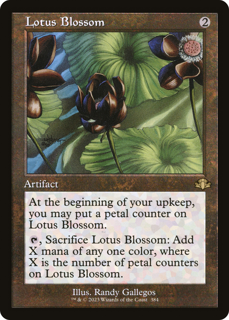 Lotus Blossom (DMR-384) [Dominaria Remastered] Foil