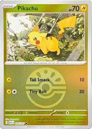 Pikachu (Friend Ball) 55 - [ME Ascended Heroes] Reverse Holofoil