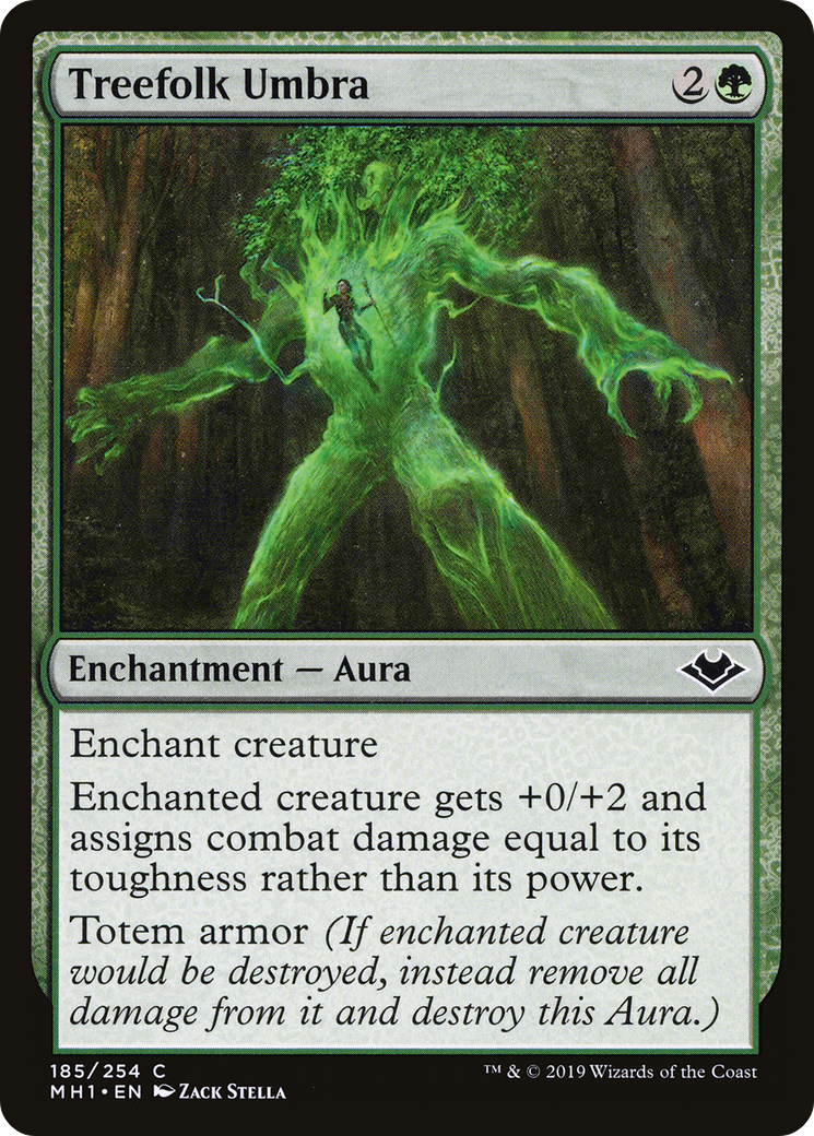 Treefolk Umbra (MH1-185) [Modern Horizons] Foil