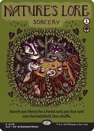 Nature's Lore (2278) (SLD-2278) [Secret Lair Drop Series] Foil