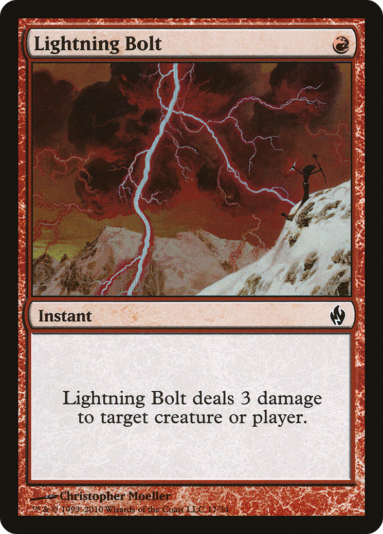 Lightning Bolt (PD2-017) [Premium Deck Series: Fire and Lightning] Foil