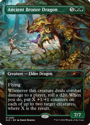 Ancient Bronze Dragon (SLD-2487) [Secret Lair Drop Series] Foil