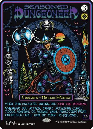 Seasoned Dungeoneer (SLD-2505) [Secret Lair Drop Series] Foil