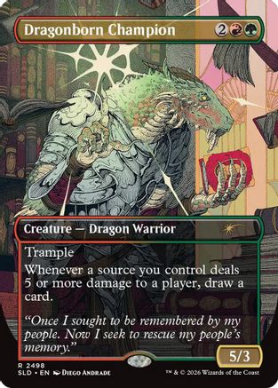 Dragonborn Champion (SLD-2498) [Secret Lair Drop Series]
