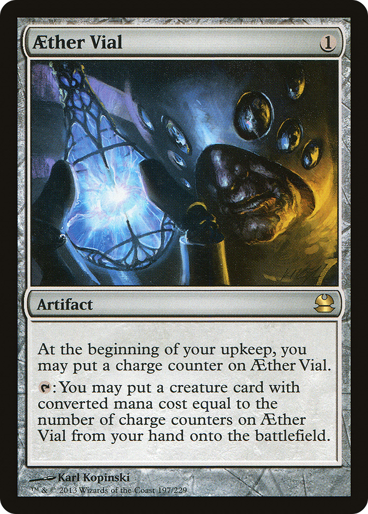 Aether Vial (MMA-197) [Modern Masters]