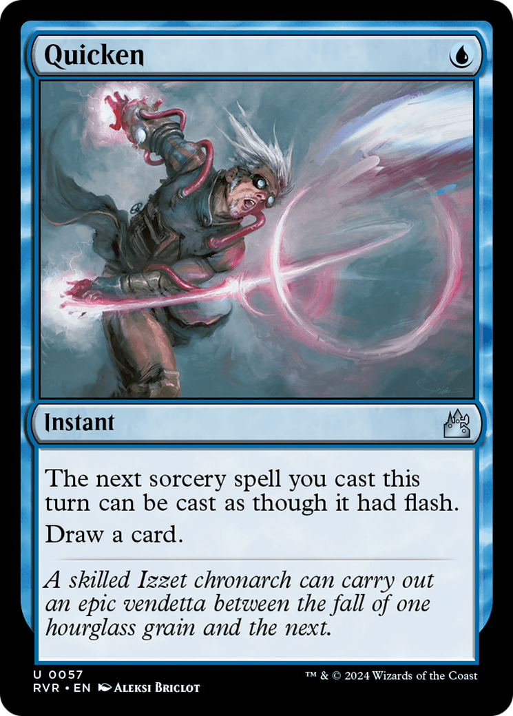 Quicken (RVR-057) [Ravnica Remastered]