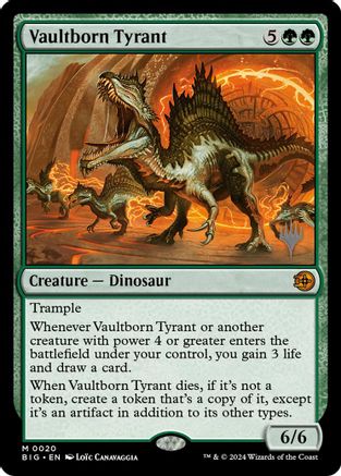 Vaultborn Tyrant (PPECL-020) [Promo Pack: Lorwyn Eclipsed] Foil