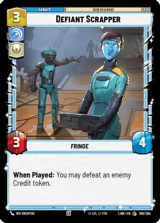 Defiant Scrapper (106/264) [A Lawless Time]