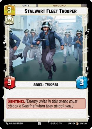 Stalwart Fleet Trooper (254/264) [A Lawless Time]