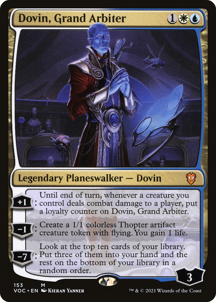 Dovin, Grand Arbiter (VOC-153) [Crimson Vow Commander]