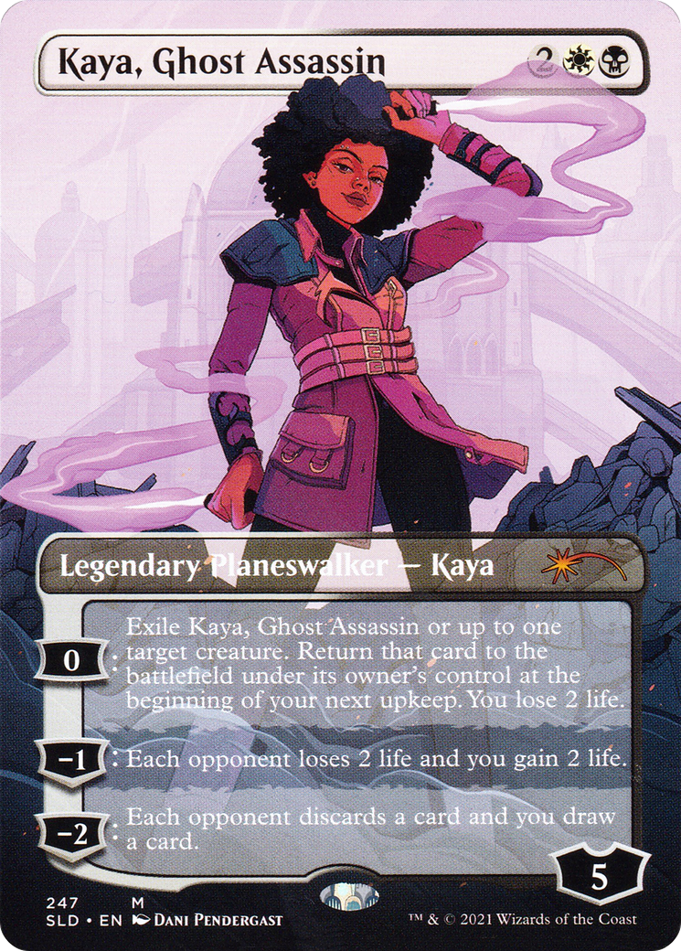 Kaya, Ghost Assassin (SLD-247) (Borderless) [Secret Lair Drop]