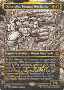 Donatello, Mutant Mechanic (Borderless) (Gold-Stamped Signature) (TMT-302) [Teenage Mutant Ninja Turtles] Foil