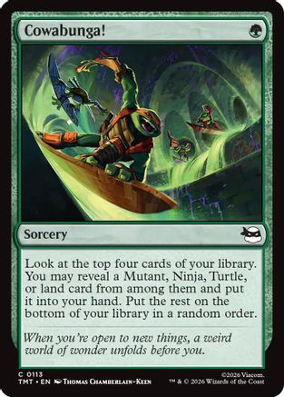 Cowabunga! (TMT-113) [Teenage Mutant Ninja Turtles] Foil