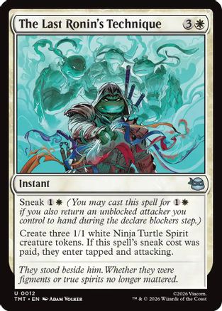 The Last Ronin's Technique (TMT-012) [Teenage Mutant Ninja Turtles] Foil