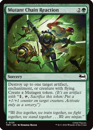 Mutant Chain Reaction (TMT-125) [Teenage Mutant Ninja Turtles] Foil