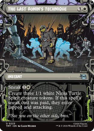 The Last Ronin's Technique (Showcase) (TMT-223) [Teenage Mutant Ninja Turtles]