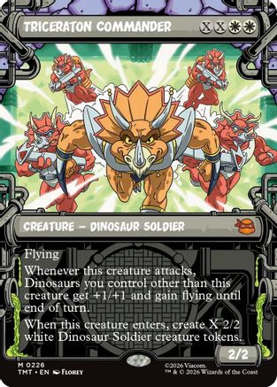 Triceraton Commander (Showcase) (TMT-226) [Teenage Mutant Ninja Turtles]