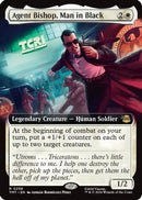 Agent Bishop, Man in Black (Extended Art) (TMT-258) [Teenage Mutant Ninja Turtles] Foil