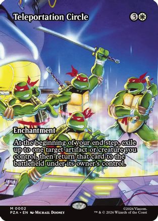 Teleportation Circle (Borderless) (PZA-002) [Teenage Mutant Ninja Turtles Eternal-Legal] Foil
