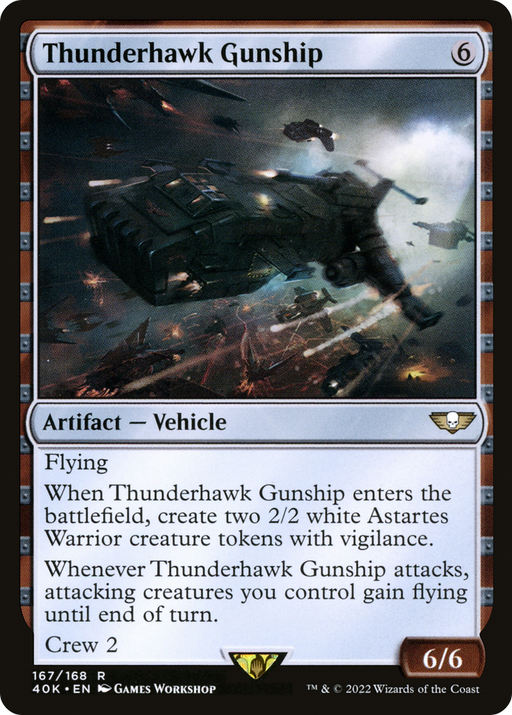 Thunderhawk Gunship (40K-167) [Warhammer 40,000 Commander]