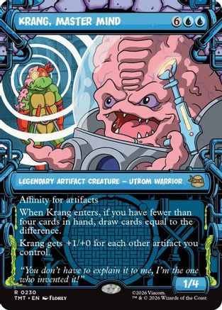 Krang, Master Mind (Showcase) (TMT-230) [Teenage Mutant Ninja Turtles] Foil