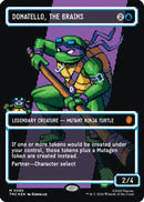 Donatello, the Brains (0085) (Borderless) (Surge Foil) (TMC-085) [Commander: Teenage Mutant Ninja Turtles] Foil