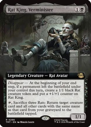 Rat King, Verminister (Extended Art) (TMT-266) [Teenage Mutant Ninja Turtles] Foil