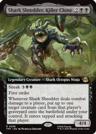 Shark Shredder, Killer Clone (Extended Art) (TMT-268) [Teenage Mutant Ninja Turtles]