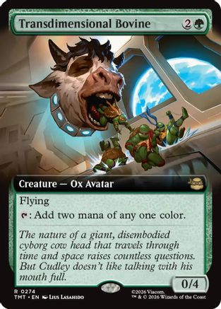 Transdimensional Bovine (Extended Art) (TMT-274) [Teenage Mutant Ninja Turtles] Foil